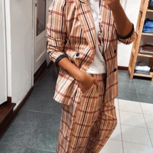 Pantalón Zara Cuadros